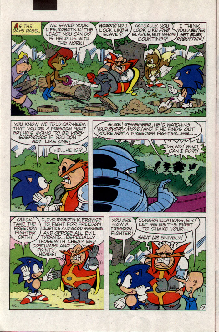 Sonic - Archie Adventure Series June 1995 Page 9